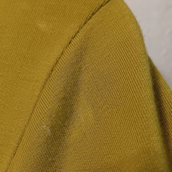 3X25 Soft Surroundings Tunic 2X Chartreuse Lime Green Long Sl Pocket Top Bamboo - Picture 10 of 11